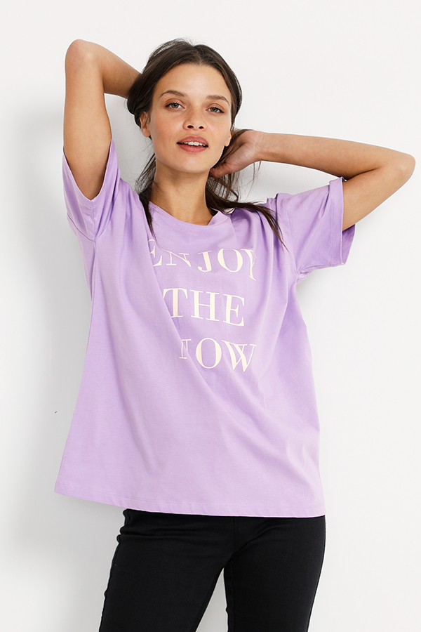 Kaffe - Merian T-shirt Sunlit Allium