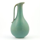 Gunnar Nylund (1942) Green Vase with Swelling Base 25 cm