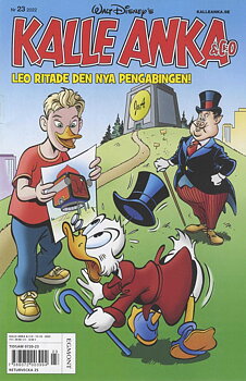 Kalle Anka & CO nr 23 2022, Leo ritade den nya pengabingen!