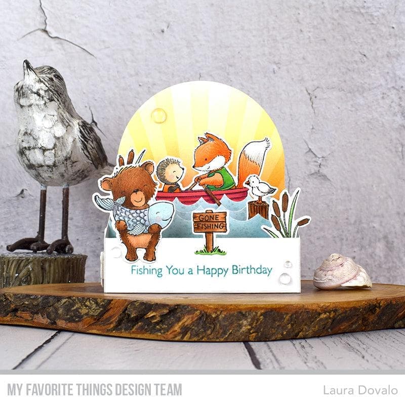 MY FAVORITE THINGS -Sunny Rays Stencil  - 8