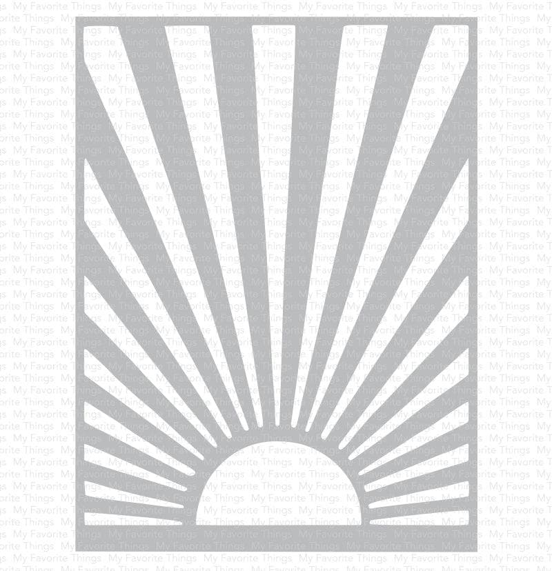 MY FAVORITE THINGS -Sunny Rays Stencil 