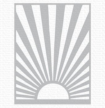 MY FAVORITE THINGS -Sunny Rays Stencil 