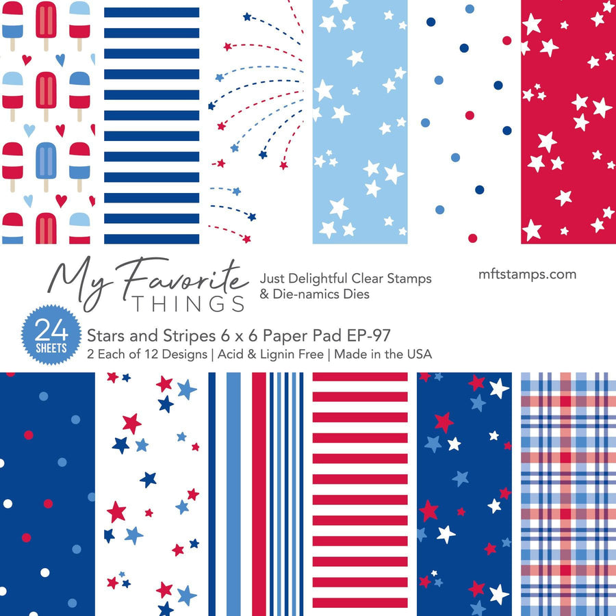 My Favorite Things -MSTN Stars and Stripes Paper Pad
