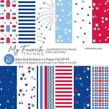 My Favorite Things -MSTN Stars and Stripes Paper Pad