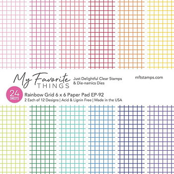 My Favorite Things -MSTN Rainbow Grid Paper Pad