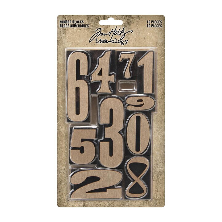 Tim Holtz Idea-Ology - Number Blocks