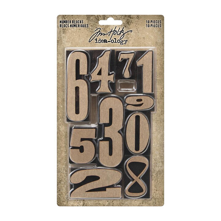 Tim Holtz Idea-Ology - Number Blocks