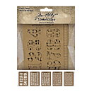 Tim Holtz Idea-Ology Stencil Cards