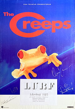 THE CREEPS - Luleå 11 Maj SIGNERAD! Konsertaffisch (1996)