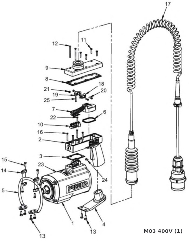 Gasket switch Freund M01/M03/M04 - 4