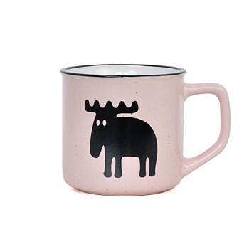 Mugg Moz pastell rosa