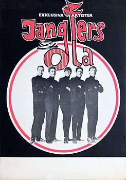JANGLERS & OLA - Svensk / Skandinavisk Turnéaffisch (1964) 