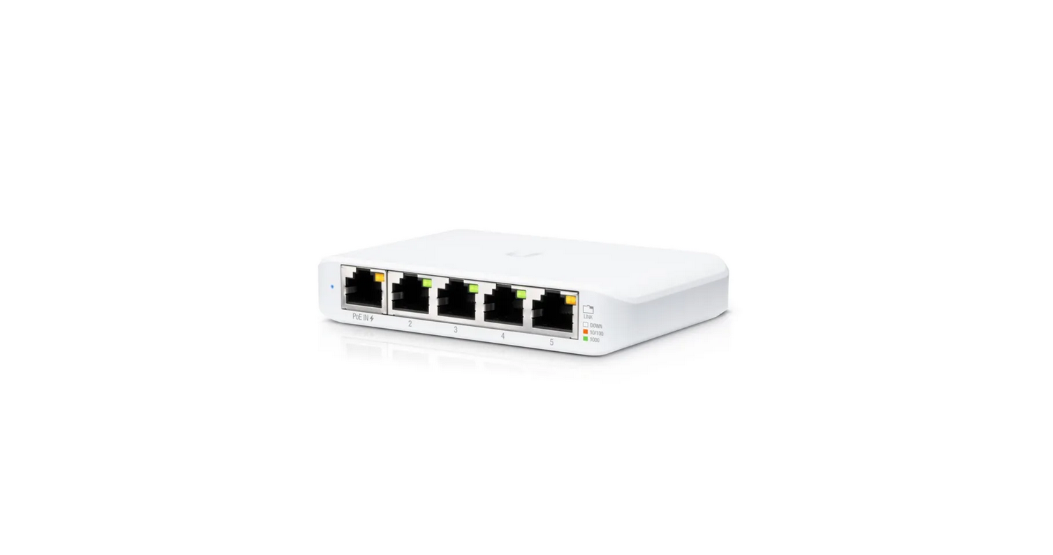 Ubiquiti Unifi USW Flex Mini Gigabitswitch 5 portar