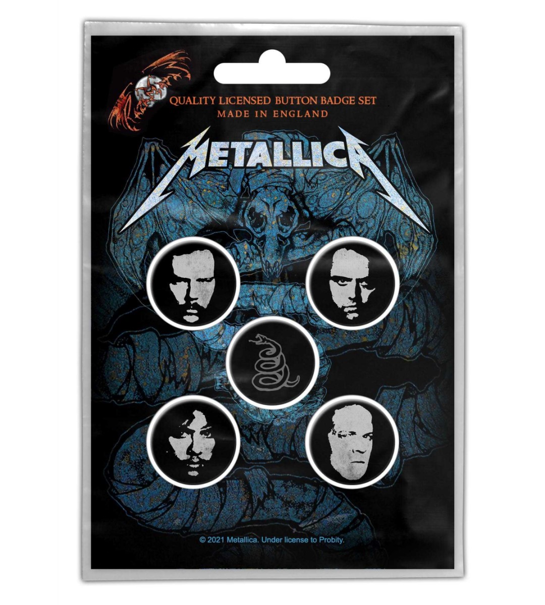 Metallica Wherever I May Roam Badge Pack