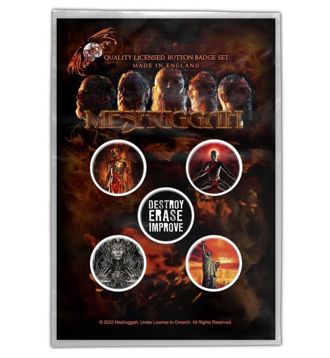 Meshuggah Immutable Badge Pack