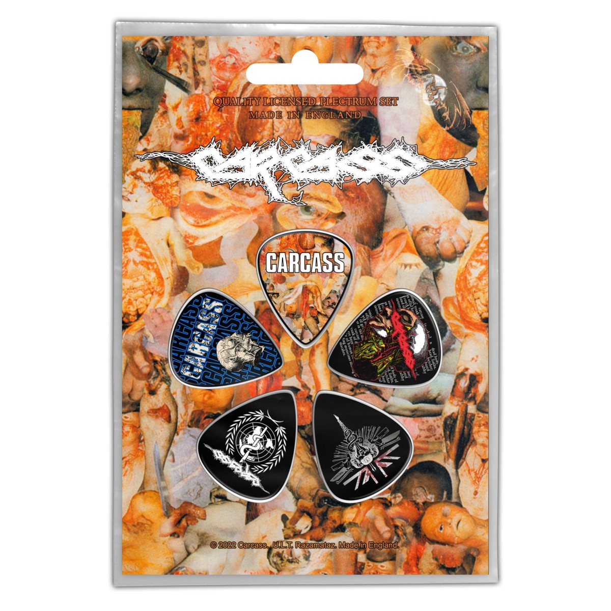 Carcass I Reek Of Putrefaction 5 Pack Guitar Picks
