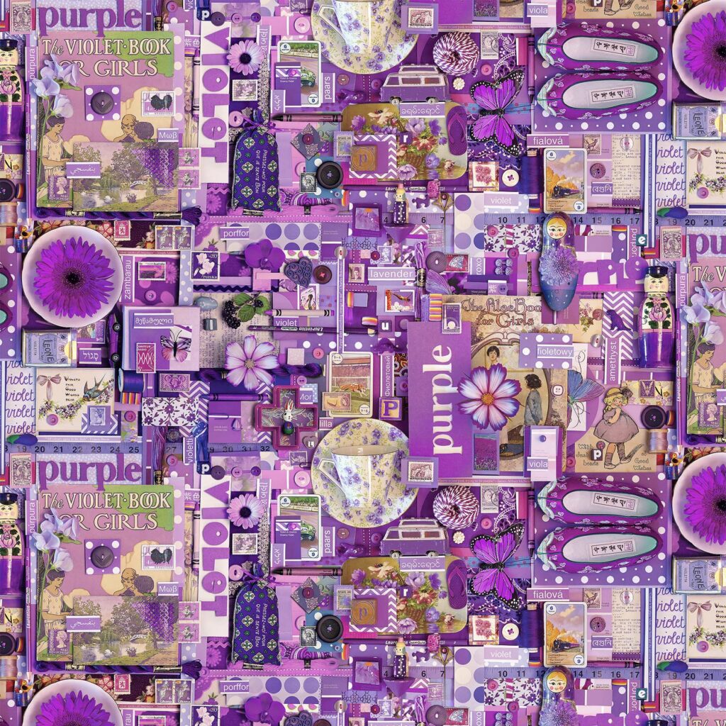 Collage Purple