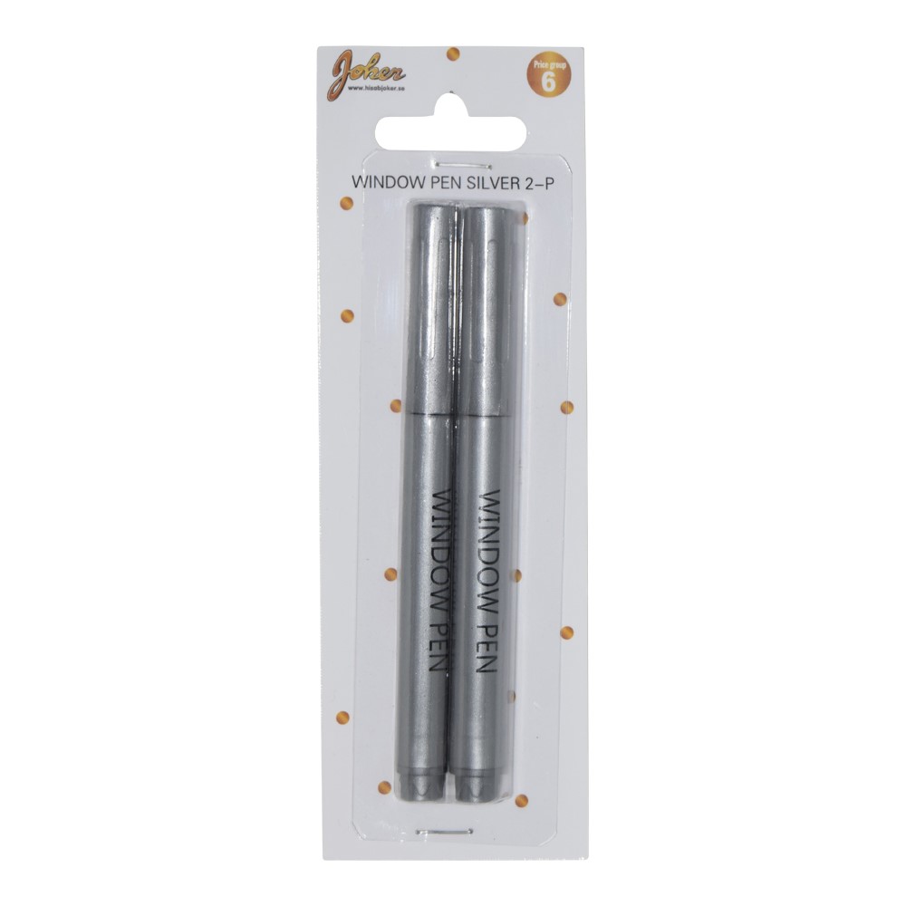 Window Pen, Silver 2 pcs - 2