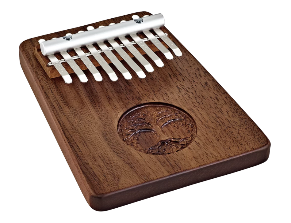 Meinl KL1001TOL Kalimba Solid, C Major 10-Notes, Black Walnut