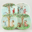 Kaarina Kaila (Neljä Vuodenaikaa 1991) Four Seasons Wall Plaques 12 cm