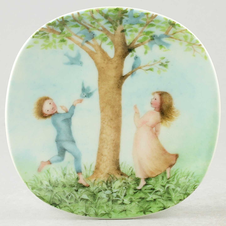 Kaarina Kaila (Neljä Vuodenaikaa 1991) Four Seasons Wall Plaques 12 cm