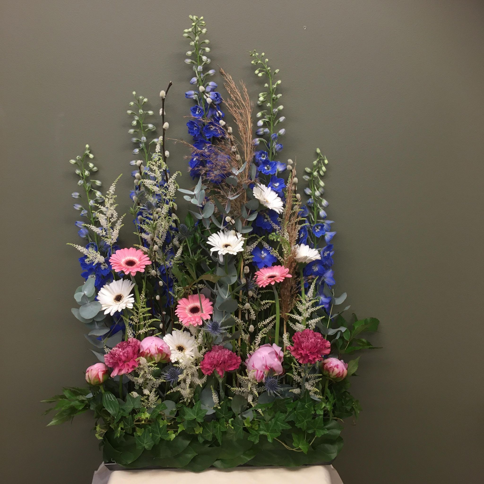 hög blomster ängs dekoration nr 457