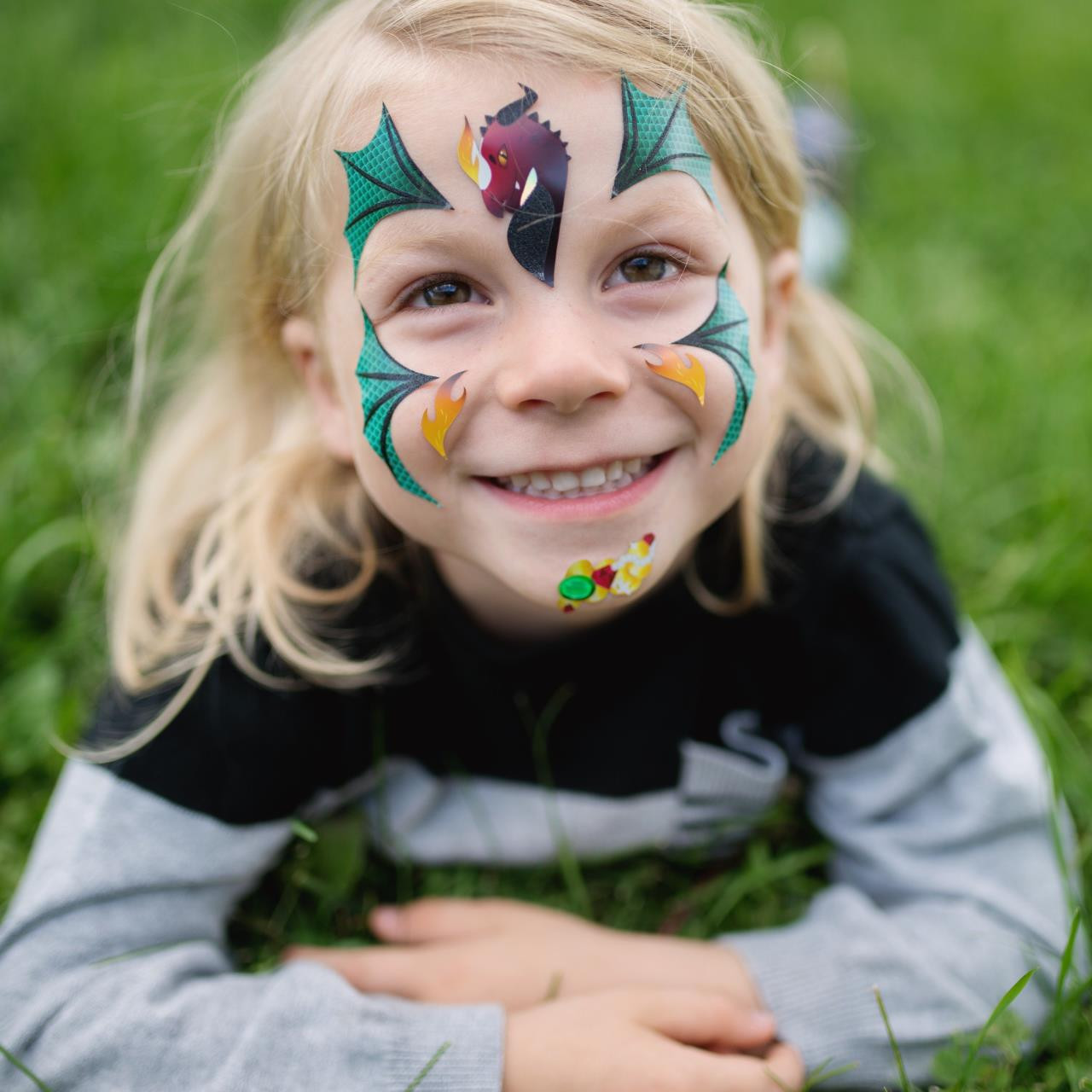 Face Stickers Dragon - Great Pretenders - 2