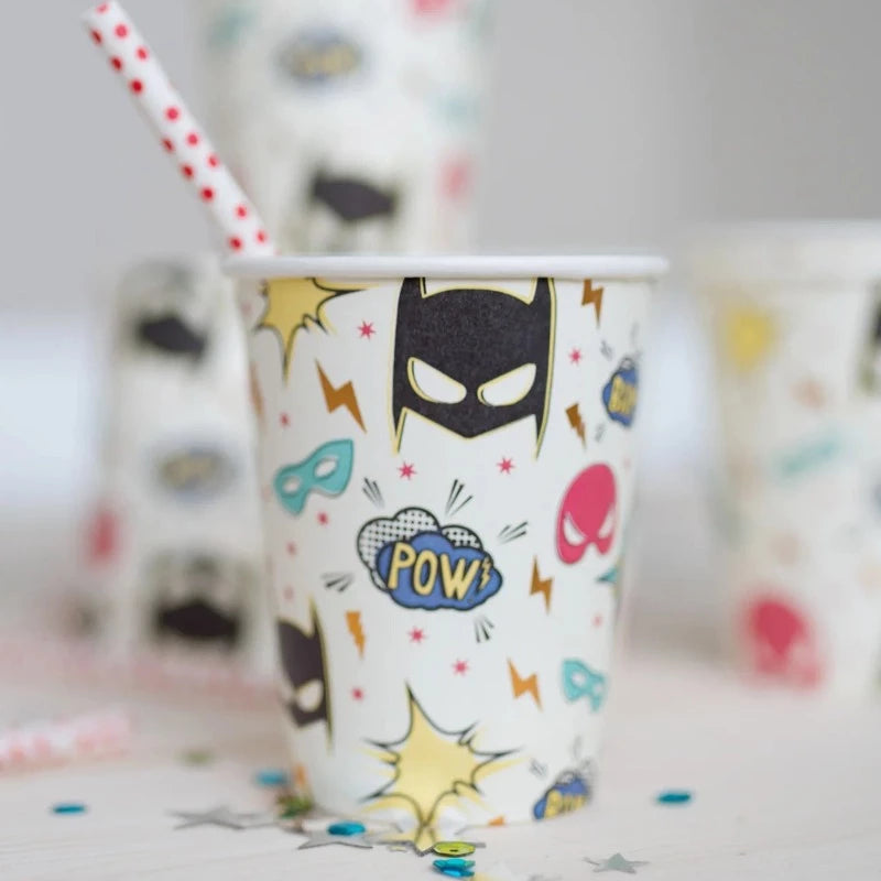 Pappmuggar Superhero, 8-pack - Great Pretenders - 2