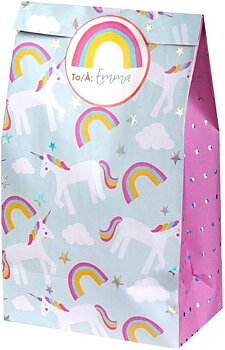 Godispåse med Stickers Unicorn, 8-pack - Great Pretenders