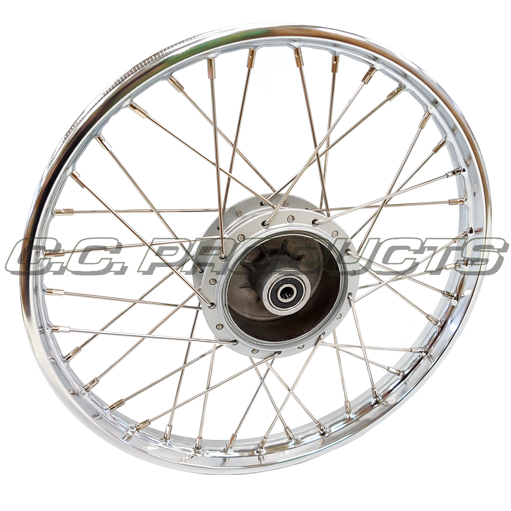 17x1,20 Excel Krom Fälgbana 36H - MOPED Suzuki K50 - 3