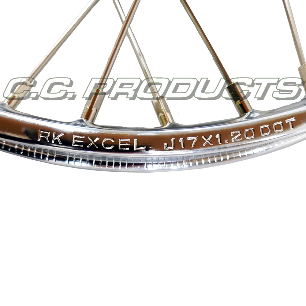 17x1,20 Excel Krom Fälgbana 36H - MOPED Suzuki K50 - 4