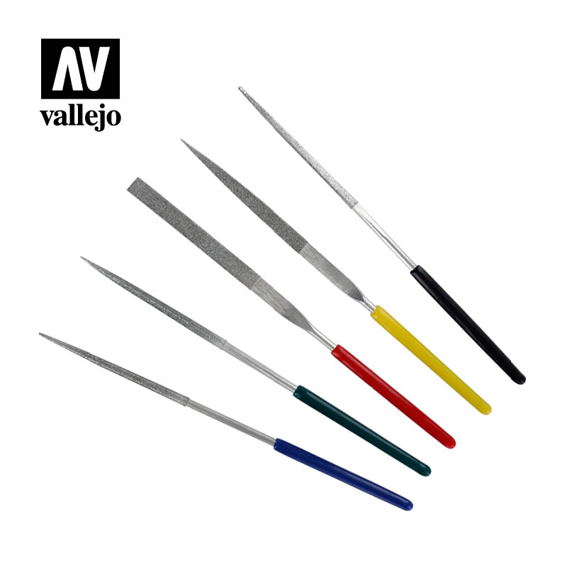 Set of 5 Mini Diamond Files