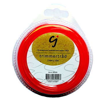 Trimmertråd 2,0 mm x 15 m.