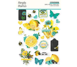 Simple Stories Simple Vintage Lemon Twist Sticker Book 