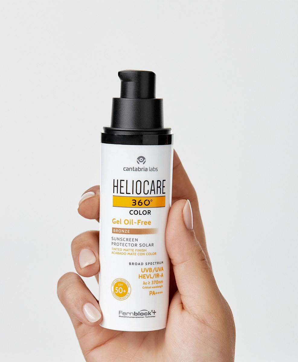 Gel oil-free Color SPF 50+ Bronze (Foundation solskydd)