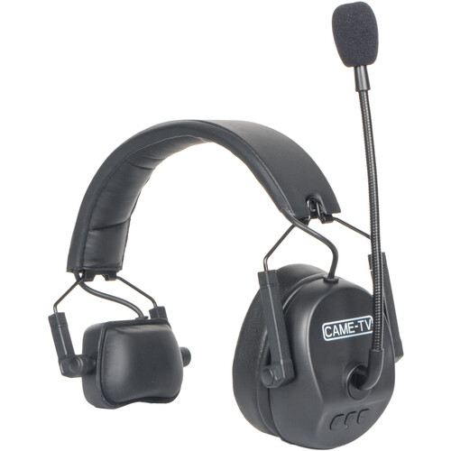 CAME-TV KUMINIK8 Duplex Digital Wireless Headset Intercomsystem 450 Meter with Hardcase - Single Ear 3 Pack - 3