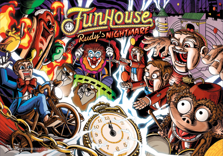 Rudys Nightmare Limited Translite -  Only 200 Worldwide 