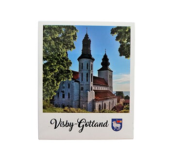 Magnet Alu Visby Domkyrka 12st/fp
