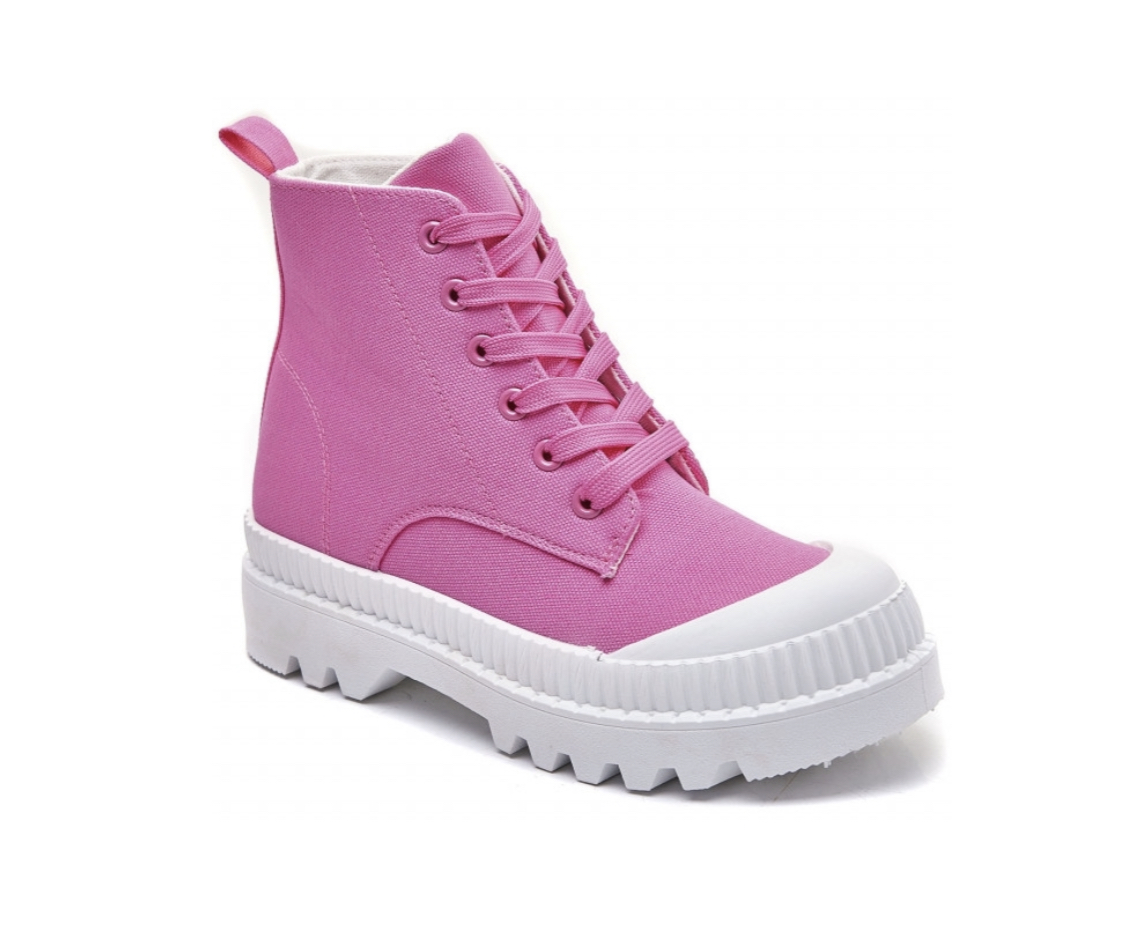 Pink Gympa sko hög - 4