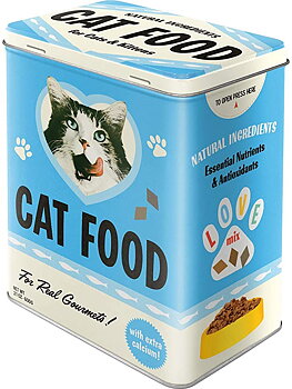 Metallbox Large 3D - Cat Food