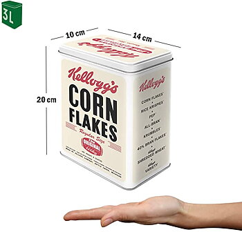 Plåtburk Large 3D - Kellogg’s cornflakes