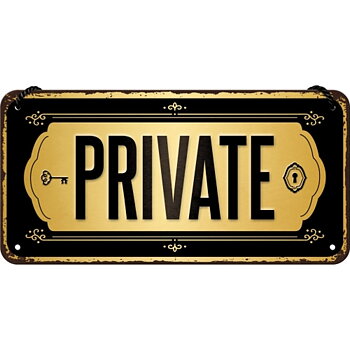 Skylt - Private