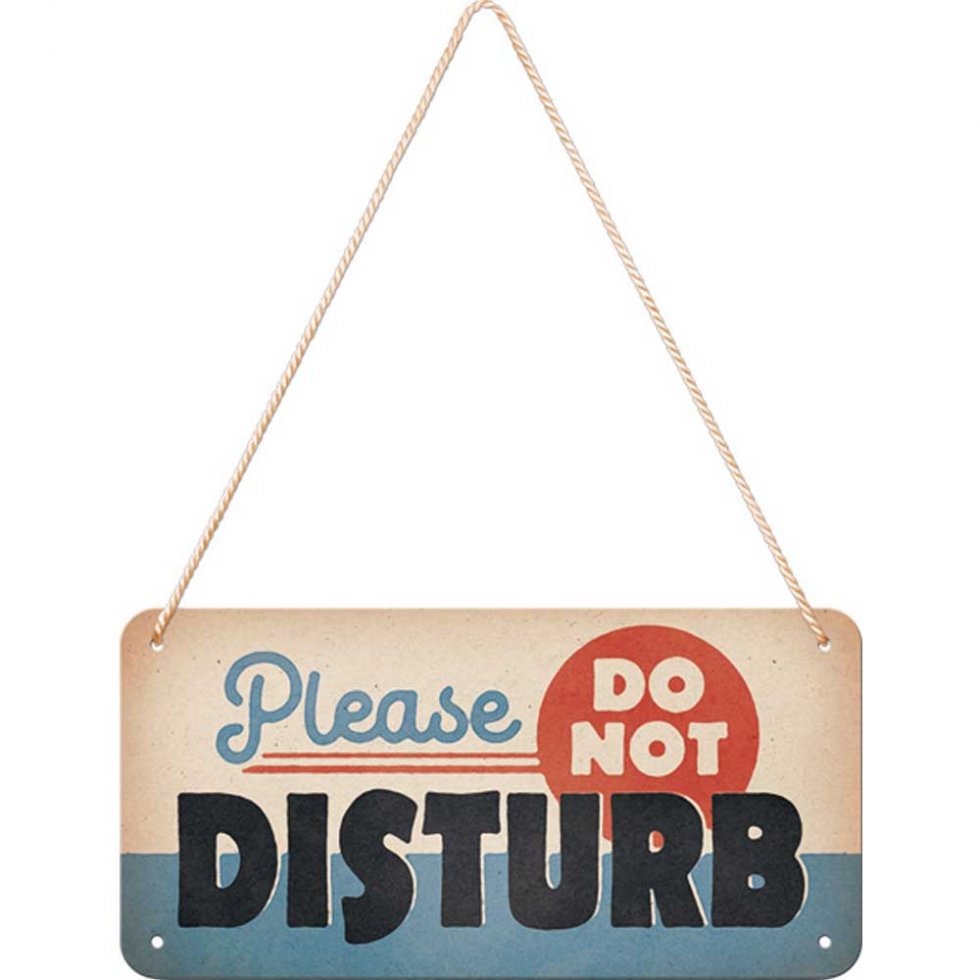 Skylt - Please do not disturb - 2