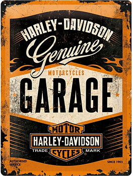Skylt - Harley-Davidson Garage