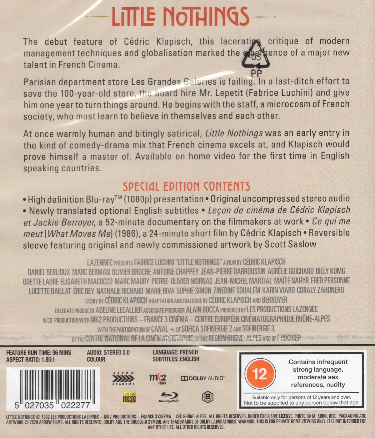 Little Nothings (ej svensk text) (Blu-ray) - 2