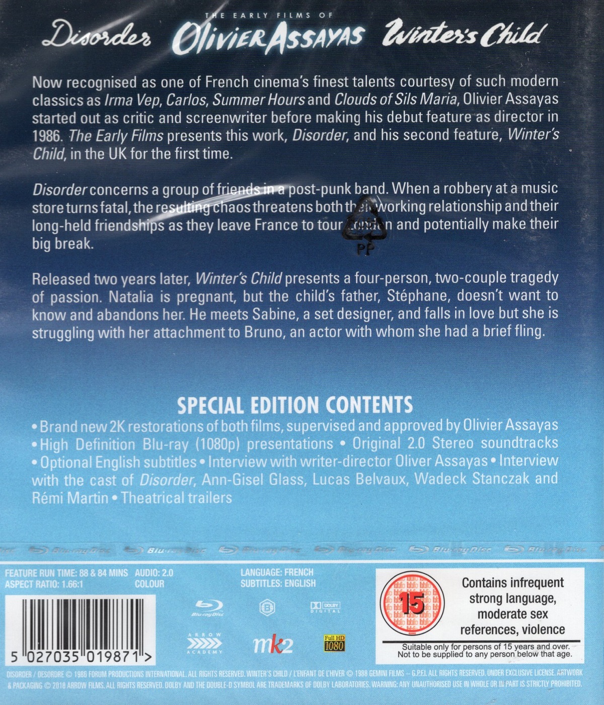 The Early Films of Olivier Assayas (ej svensk text) (Blu-ray) - 2