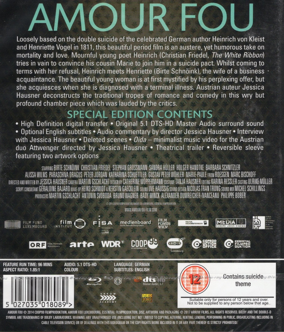 Amour Fou (ej svensk text) (Blu-ray) - 2