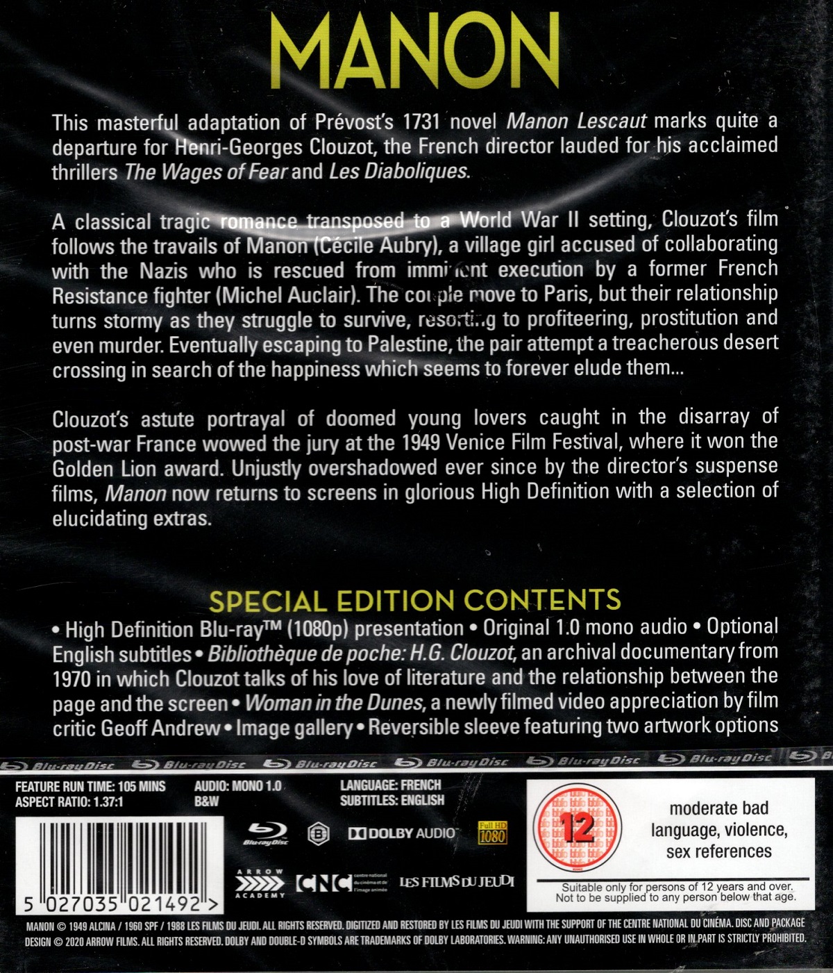 Manon (ej svensk text) (Blu-ray) - 2