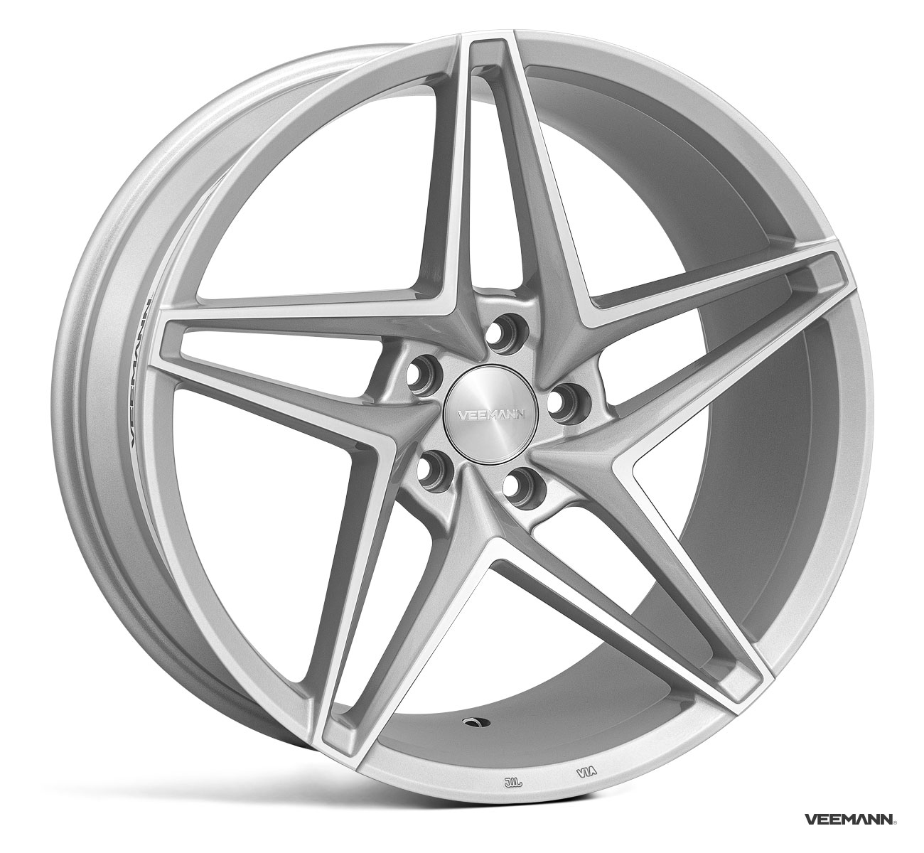 19" Veemann V-FS46 Silver/pol 5/112
