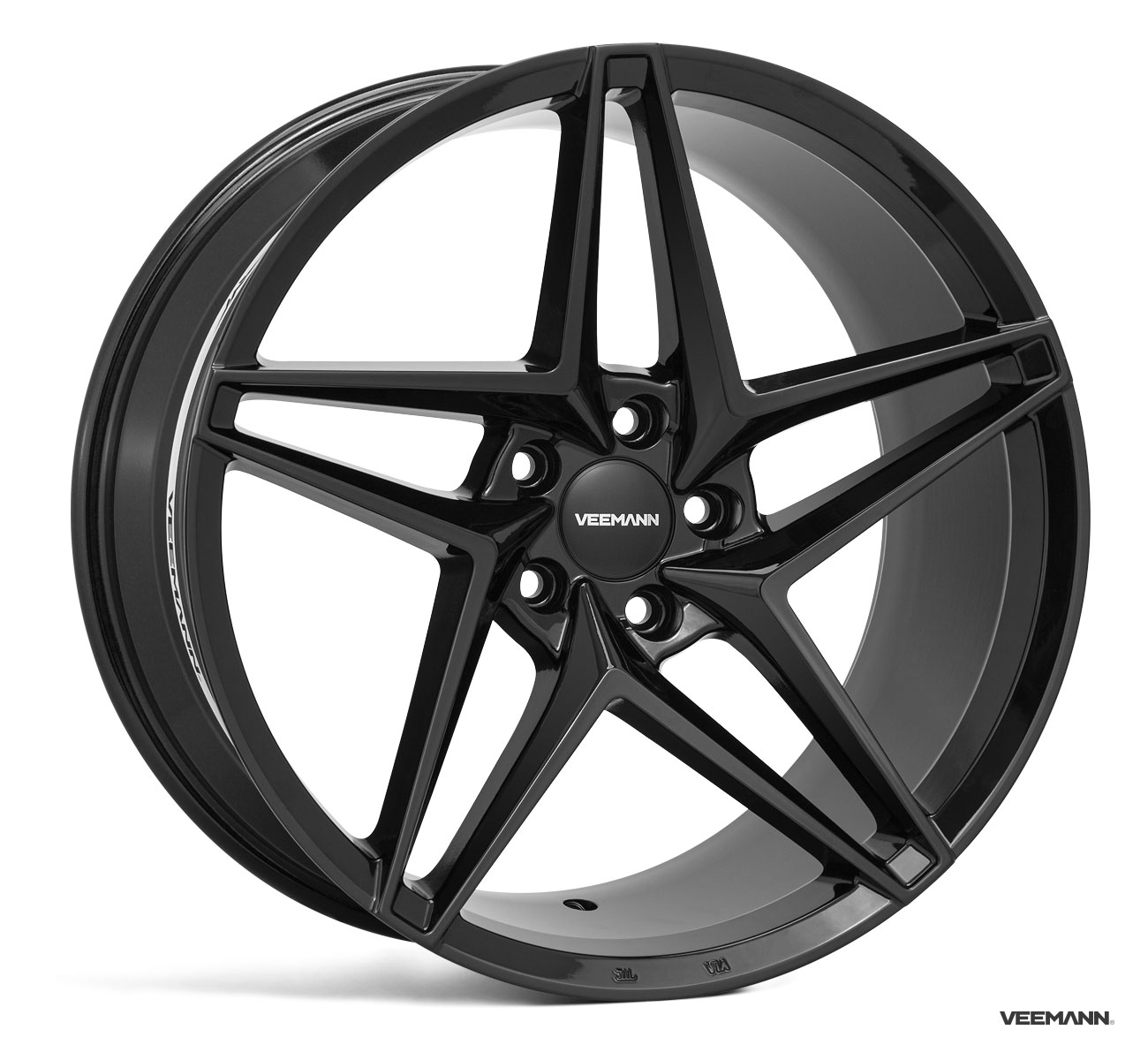 19" Veemann V-FS46 Gloss black 5/120